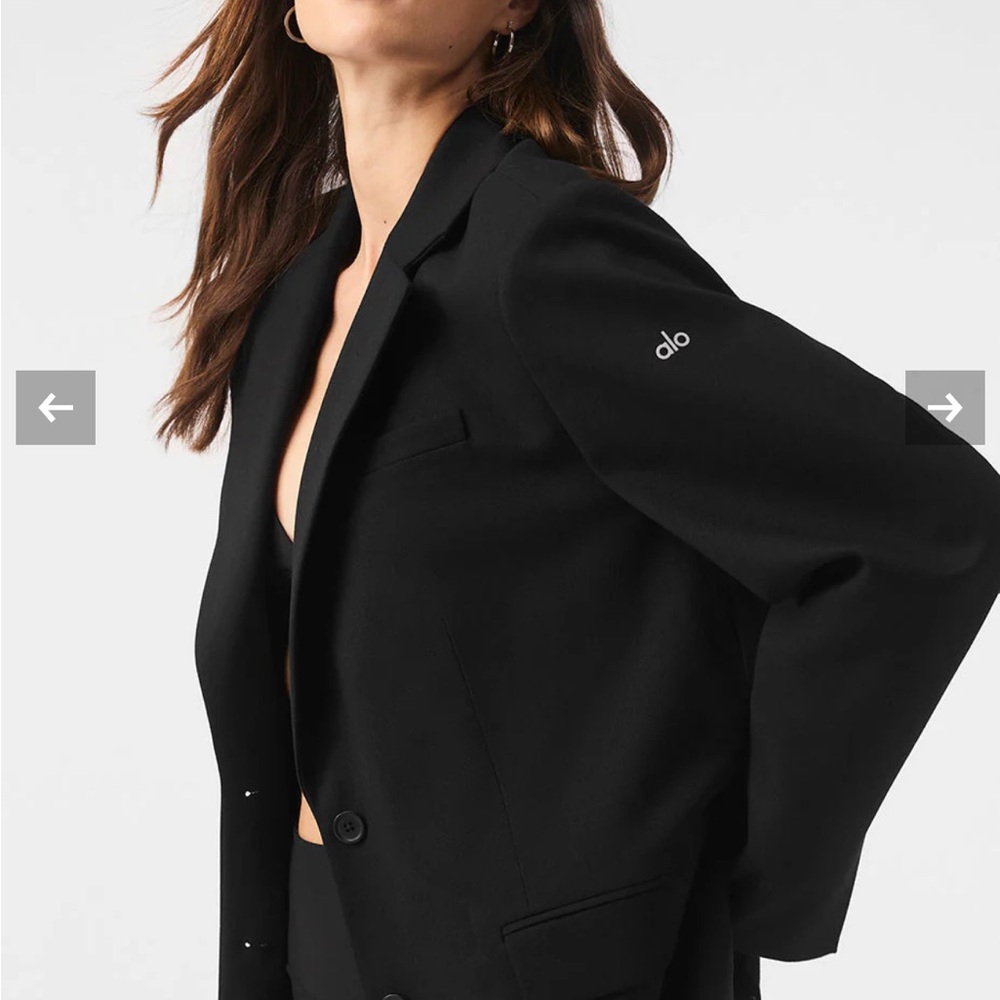 ALO Yoga Women's Black Blazer Jacket